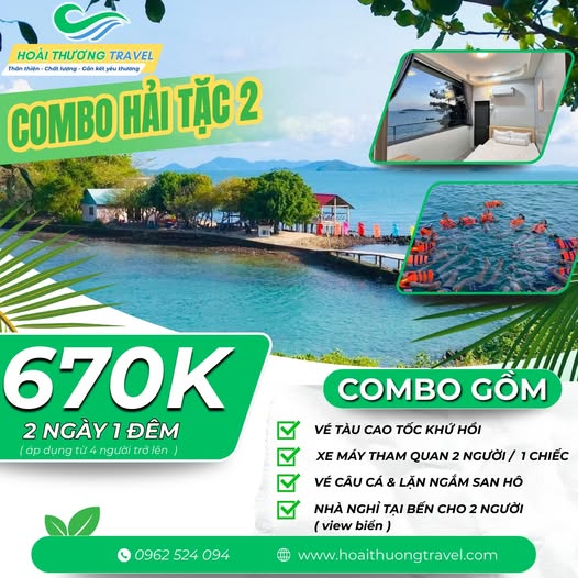 🌴 COMBO HÒN SƠN 2N1Đ